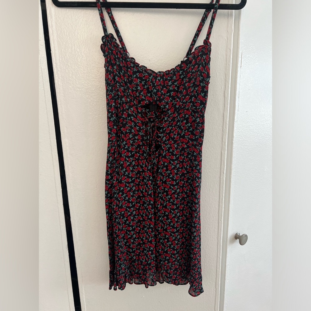 Reformation Frannie Dress in Mabel Rose